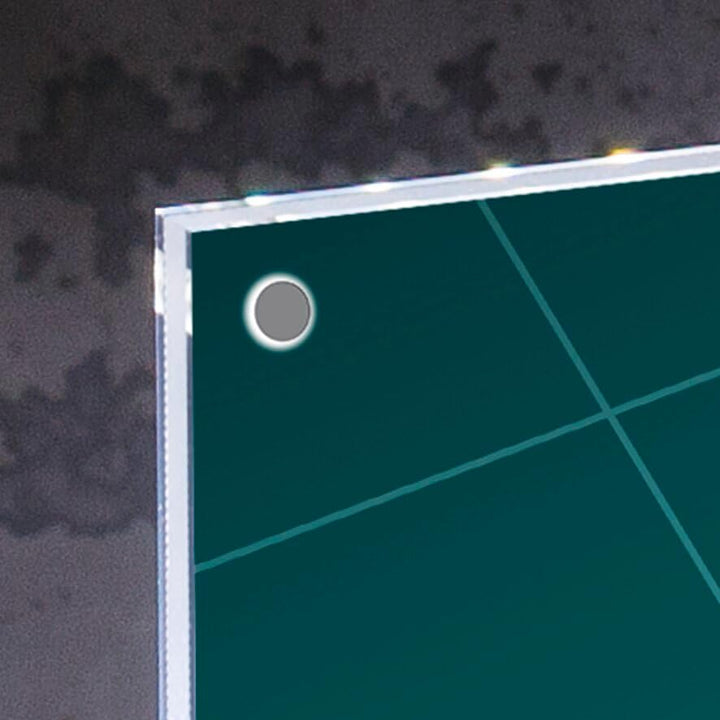 SIGEL TA424 Beleuchtbarer LED-Tischaufsteller für DIN lang, glasklar/schwarz, Acryl, DIN lang