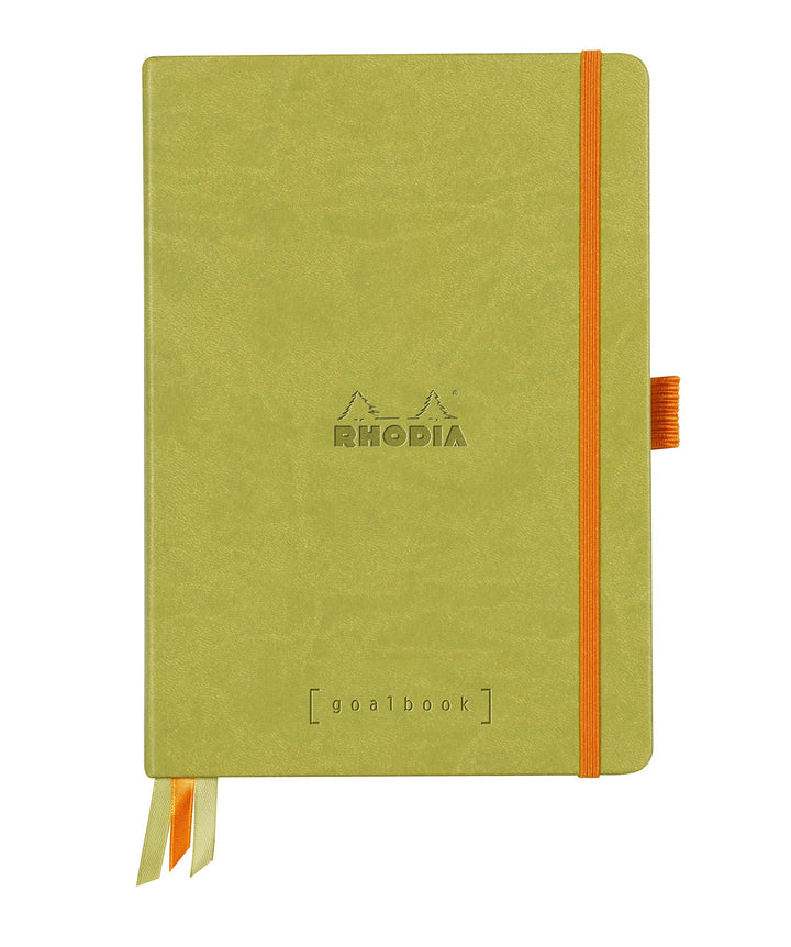 Rhodia 118575C Notizheft Goalbook (DIN A5, 14,8 x 21 cm, Dot, praktisch und trendige, mit festem Dec