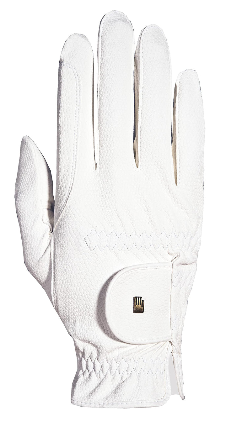 Roeckl Sports Reithandschuh ROECK-Grip, Turnier Sommer Handschuh, 7 Farben, Grösse 6-11 6 Weiss, 6 W