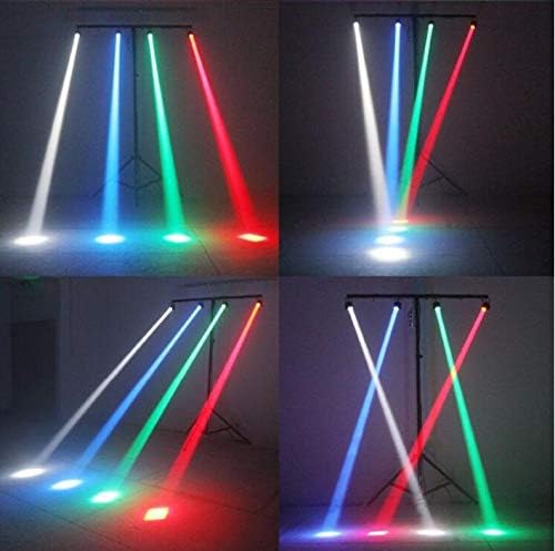 Disco Spot, 12W LED Punktstrahler für Spiegelkugel, Pinspot LED-Licht Spiegelkugel Scheinwerfer(4 in
