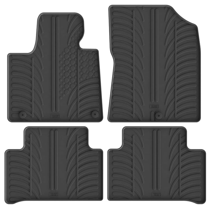 Gledring Satz Gummimatten kompatibel mit Kia Sorento IV (MQ4) 2020- (T Profil 4-teilig + Montage-Cli