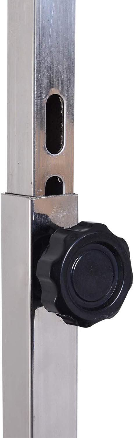 Pawhut Haustier Trimmtisch, Hunde Schertisch, Tierpflegetisch, höhenverstellbar, inkl. Schlingen Sch