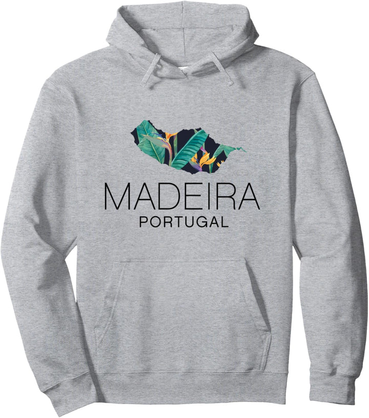 Madeira Portugal Blume Pullover Hoodie