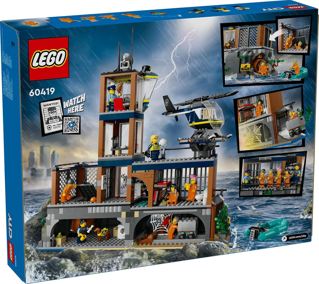 Lego City Set: 60419 Polizeistation auf der Gefängnisinsel & 30664 Polizei-Geländebuggy