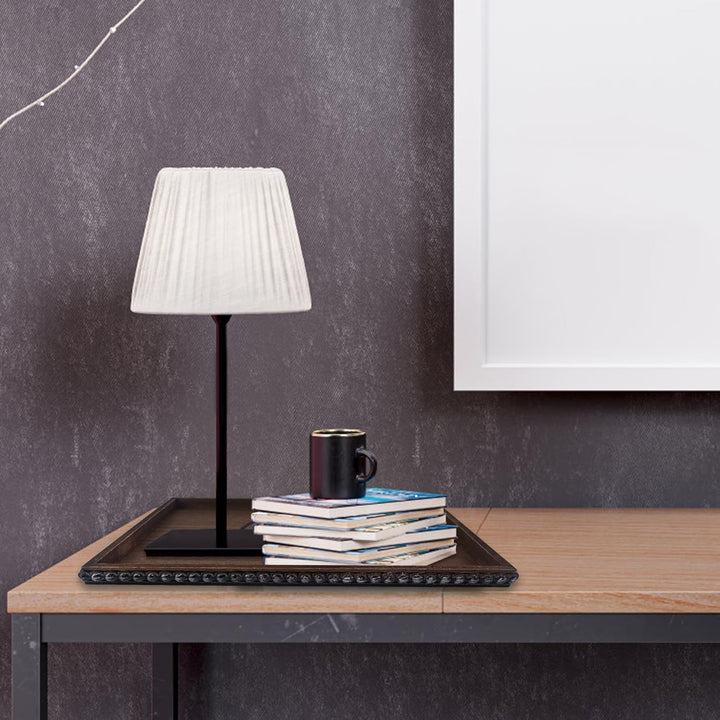 FramePro Holz Serviertablett, Rustikale Dekotablett Quadrat mit erhöhtem Rand für Wohnzimmer-Kerzenh