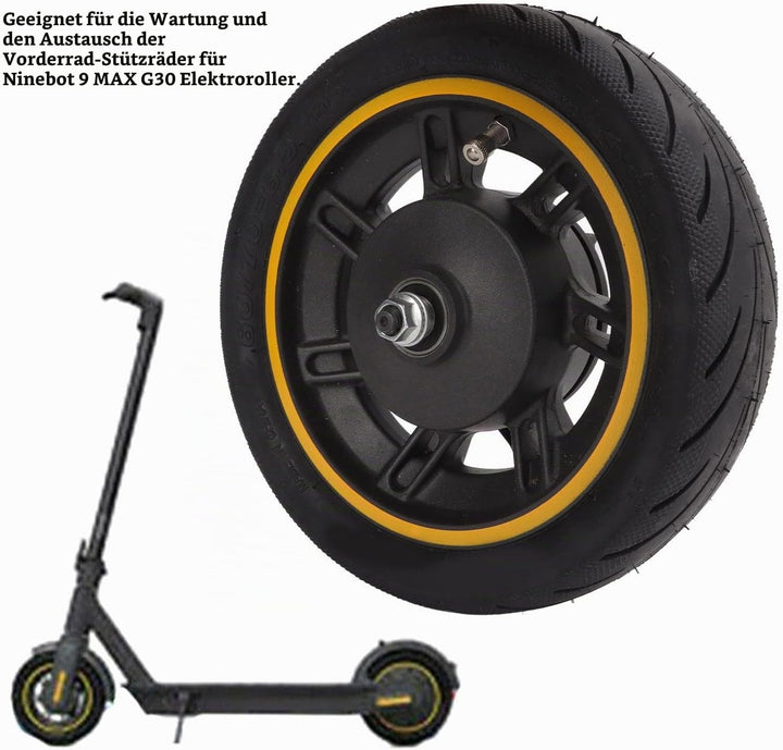 Tubeless Reifen Vorderrad, 10 Zoll 60/70-6,5 Scooter Vorderrad mit Vakuum Tubeless Reifenersatz Komp