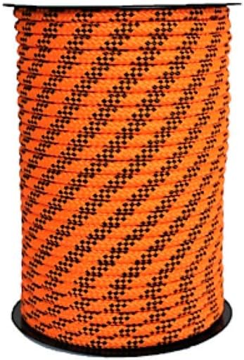 CORDAMARKET 8 mm drizseil, Neon-Orange, 50mts
