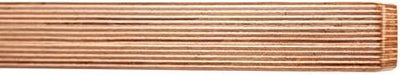 Handlauf Holzhandlauf VKT 42 x 42 mm Wandhandlauf deutsches Ahorn Halter eckig 300 cm 3 Halter 300 c