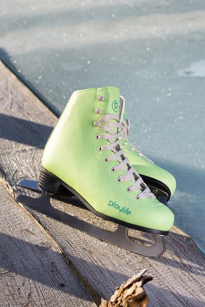 Playlife Schlittschuhe für Damen - Eislaufschuhe Mint Grün - Ice Skate in Gr. 35-42 - Eiskunstlaufsk