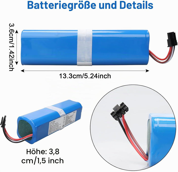 5200mAh Neuer Staubsauger-Akku,Ersatz für Eufy RoboVac L70 Hybrid,L10,T2190,T2190G21, Eufy 360 S9, E
