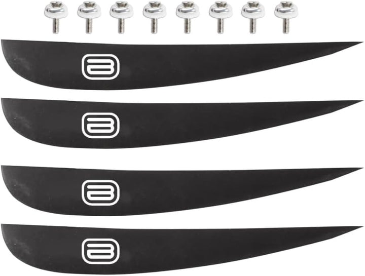 Brunelli Wakeboard Finne 4er-Set geeignet für Wood Flex Pro
