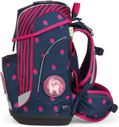 ergobag Cubo Set Ergonomischer Schulrucksack, 5 Stück Einheitsgrösse Schubi Dubär - Blau, Einheitsgr