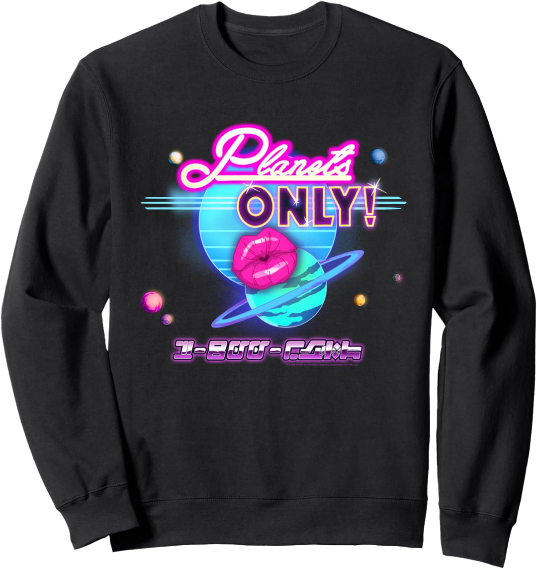 Rick and Morty Planets Only Sweatshirt