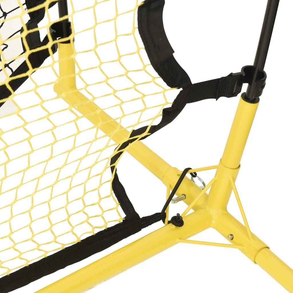 vidaXL Fussball Rebounder, Rebounder Netz mit Tragetasche, Fussball Prallwand für Fussball Training,