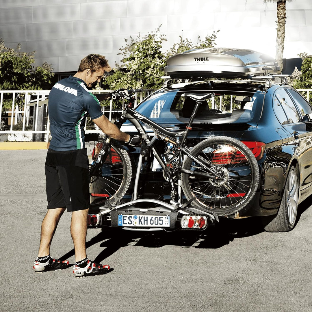 Thule 920020 EuroWay G2 920 Anhängerkupplungs-Fahrradträger Silver, Silver