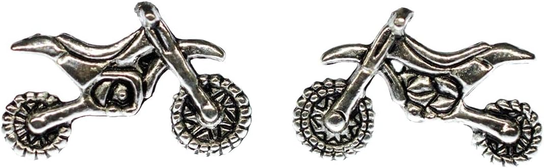Miniblings Motocross Motorrad Ohrstecker Stecker Ohrringe Enduro Motorräder - Handmade Modeschmuck I