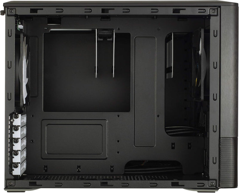 Fractal Design Node 804 - Black - Compact Computer Case - mATX - High Airflow - Modular Interior - 3