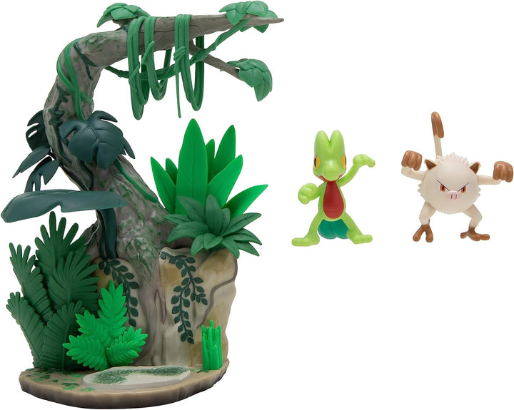 Bizak Pokemon Mini Dschungelwelt + 2 Mankey & Treecko Figuren (63222766)