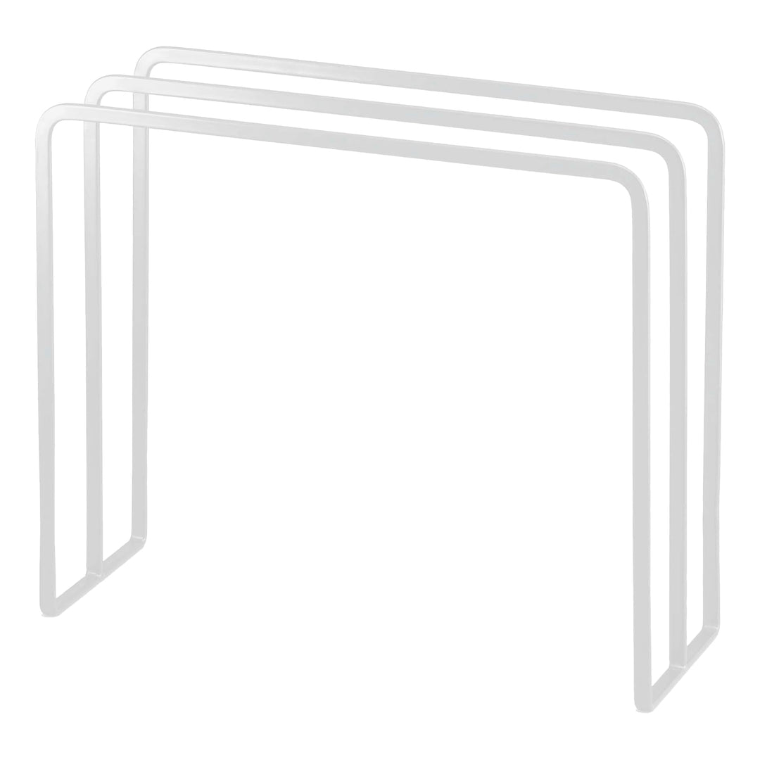 YAMAZAKI Dish Home Geschirrtuchhalter | Stahl | Handtuchhalter, Einheitsgrösse, weiss One Size Weiss