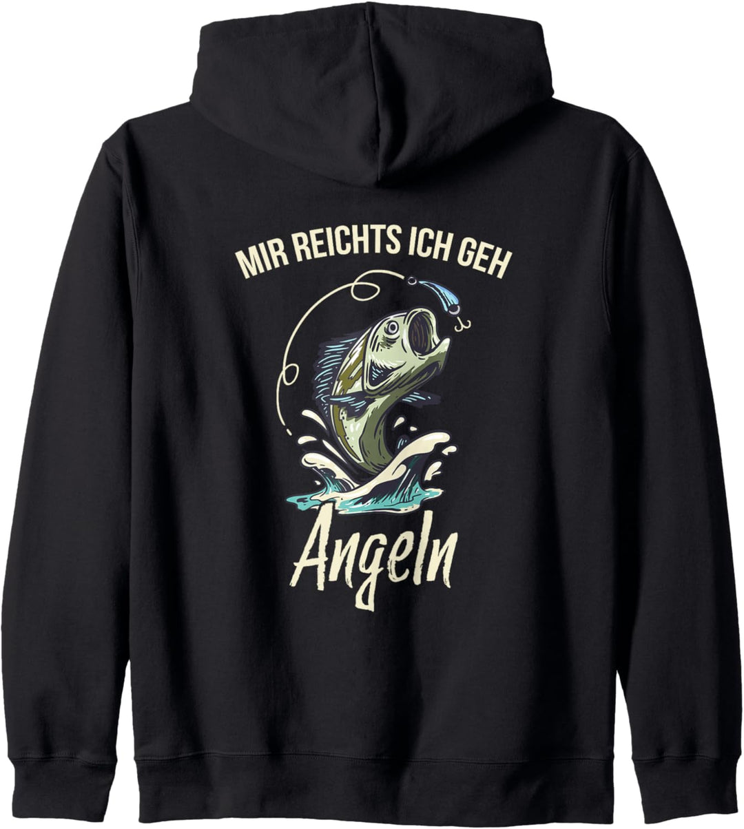 Mir reichts ich geh angeln - Angler Fischer Angeln Kapuzenjacke