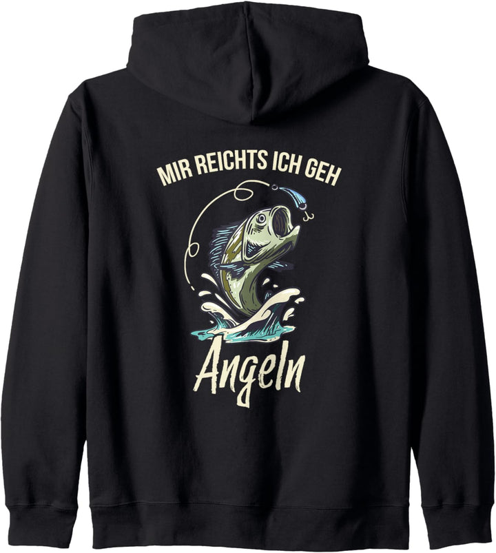 Mir reichts ich geh angeln - Angler Fischer Angeln Kapuzenjacke