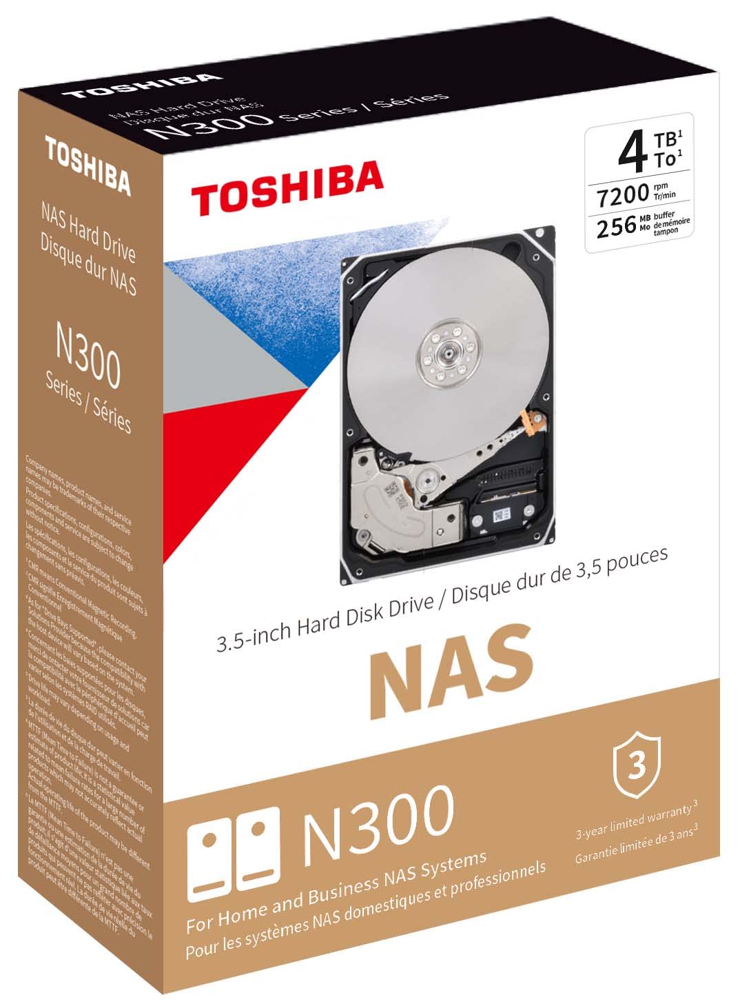 Toshiba N300 NAS 3.5" 4000GB SATA