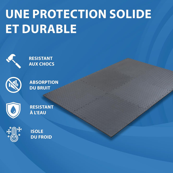 Fitem Premium & UMWELTFREUNDLICHE Eva-Schaumplatten - Puzzlematte - Bodenschutz - Sport - Pool - Cro