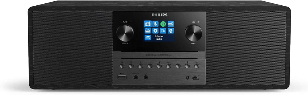 Philips M6805/10 Mini Stereoanlage mit CD und Bluetooth (Internet Radio DAB+/UKW, USB, Spotify Conne