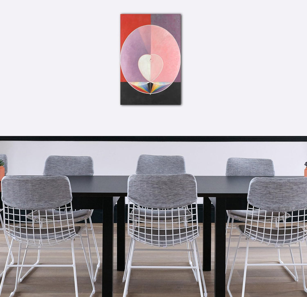 Printed Paintings Leinwand (40x60cm): Hilma af Klint - Doves, Nr. 2 40x60 cm, 40x60 cm