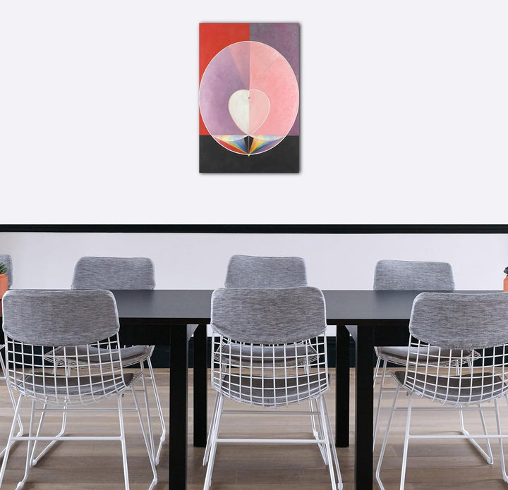 Printed Paintings Leinwand (40x60cm): Hilma af Klint - Doves, Nr. 2 40x60 cm, 40x60 cm