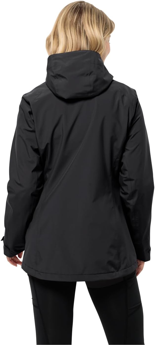 Jack Wolfskin Damen Glaabach 3in1 Jkt W Jacket XS Schwarz, XS Schwarz