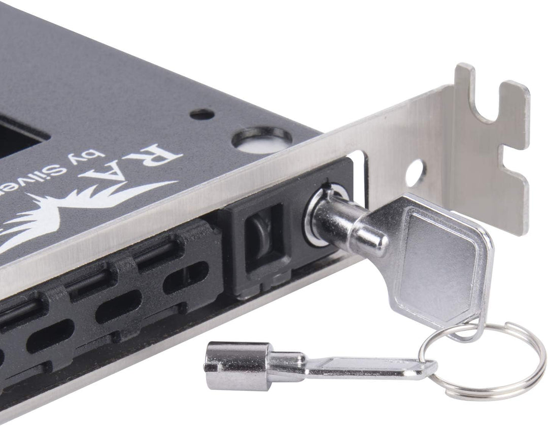SilverStone Technology EXB02, 2,5-Zoll (9.5mm)-SAS-12-Gbit/s-oder-SATA-6-Gbit/s-zu-Erweiterungskarte