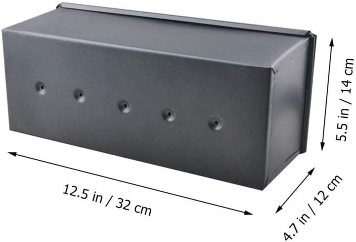 HEMOTON Rechteckige Kastenform Brotbackform Königskuchenform Toast Backform mit Deckel Antihaft Kuch