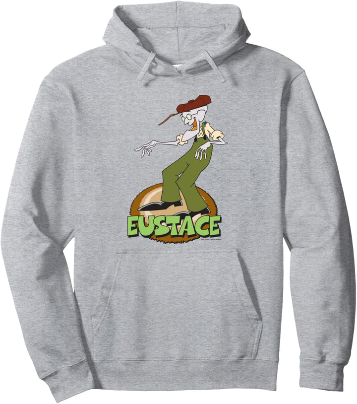 Courage the Cowardly Dog Eustace Standing Pullover Hoodie