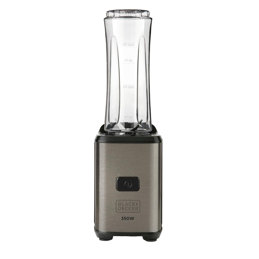BLACK+DECKER BXJBA350E - Standmixer, Puls-Funktion, Gefäss aus Kunststoff mit 1,5 l, 4-schneidige Ed
