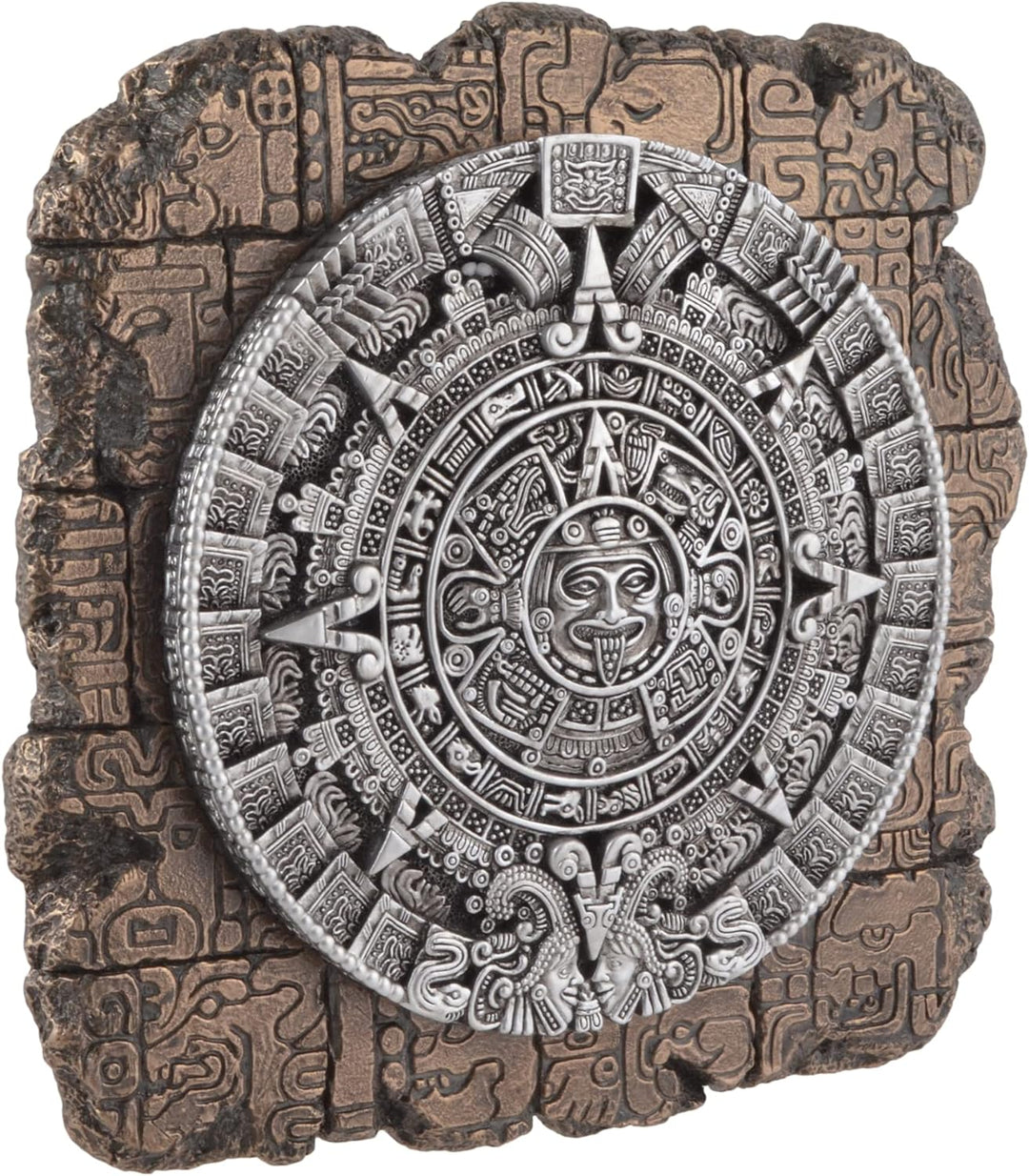 Wandrelief Aztekenkalender - bronziert by Veronese