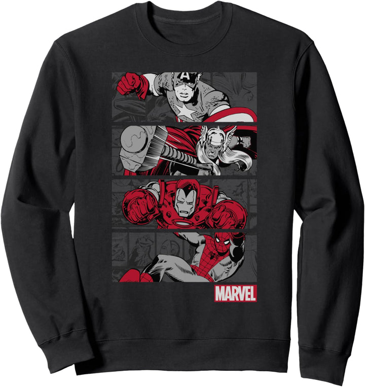 Marvel Divided Grey Sweatshirt