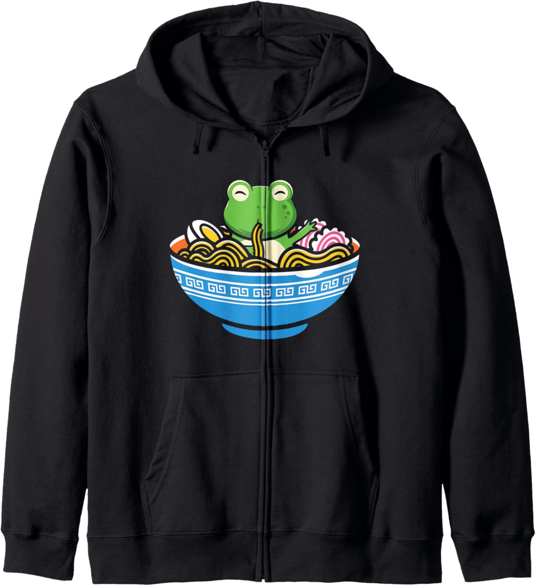 Ramen Frosch Anime Deko Weeb Japan Kawaii Kapuzenjacke