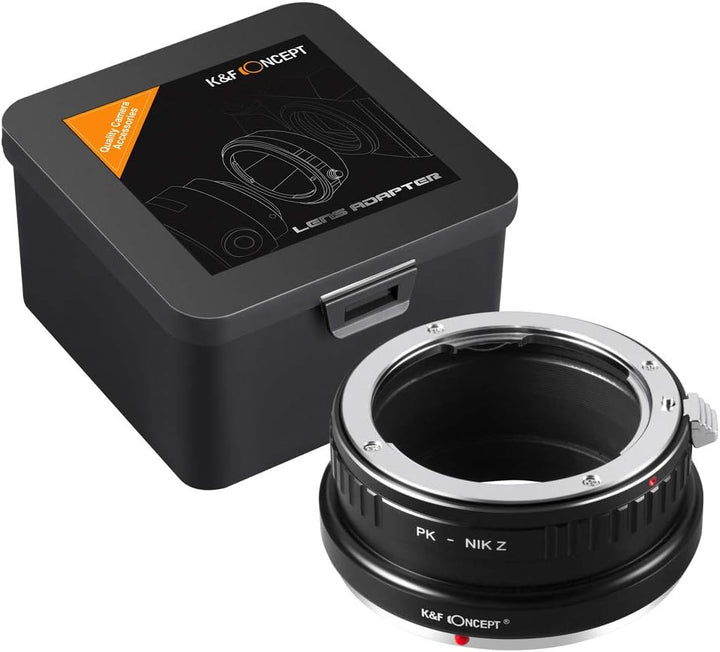 K&amp;F Concept PK-NIK Z Bajonettadapter Objektiv Ring für Pentax K PK Objektiv auf Nikon Z 7 und Nikon