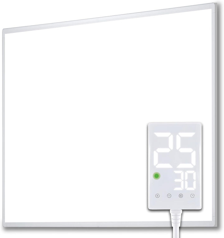 Heidenfeld Infrarotheizung HF-HP100 / 100-1 / 106 / 110 / 130 / Weiss - 300 - 1200 Watt - inkl. Ther