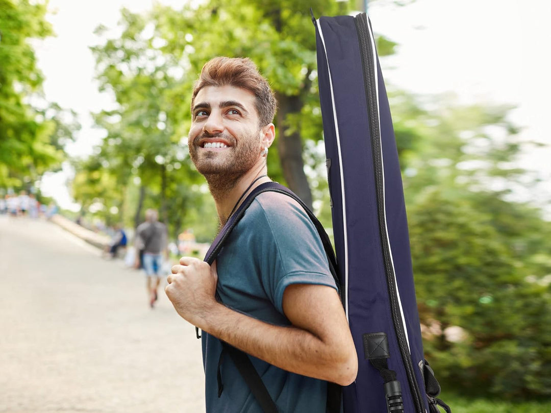 ROCKTILE Klassik-Gitarrentasche 4/4-Grösse - Wasserabweisender Gigbag mit weicher Polsterung und Fix