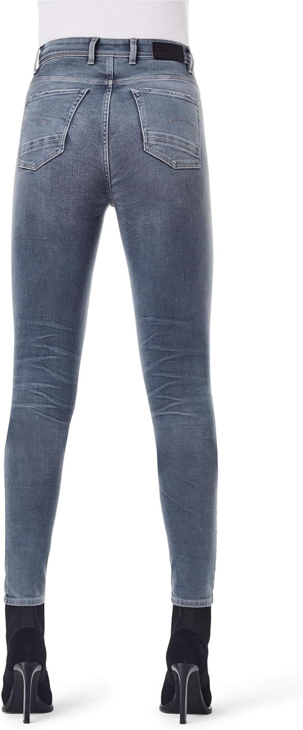 G-STAR Damen Kafey Ultra High Skinny Jeans 26W / 30L Blau (Worn in Smokey Night D15578-b604-c268), 2