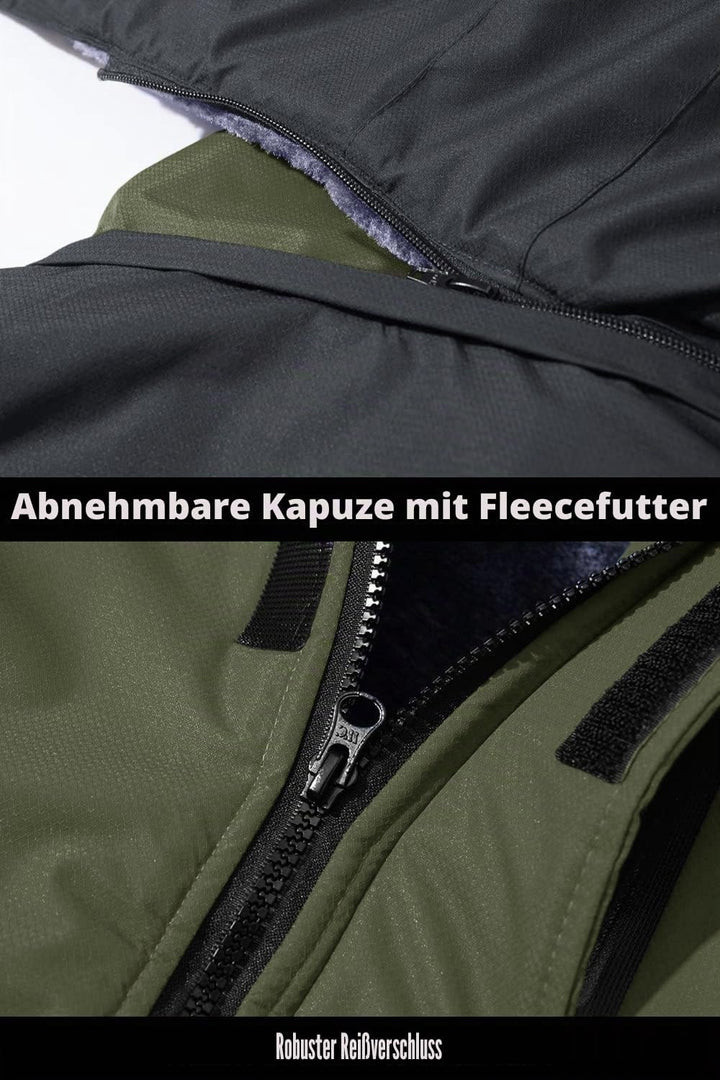 MAGCOMSEN Winterjacke Herren Warm Gefüttert Skijacke Wasserdicht Regenjacke Snowboardjacke Outdoor F