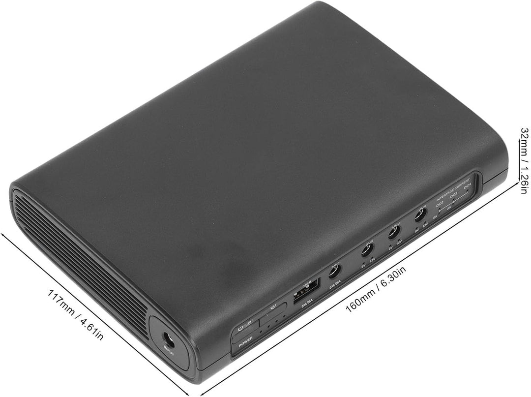 USV-Batterie-Backup, Unterbrechungsfreie Stromversorgung, 25600 MAh, 5 V, 9 V, 12 V, Maximal 3 A, 5