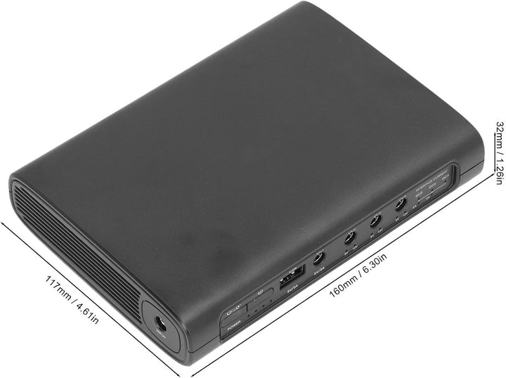 USV-Batterie-Backup, Unterbrechungsfreie Stromversorgung, 25600 MAh, 5 V, 9 V, 12 V, Maximal 3 A, 5