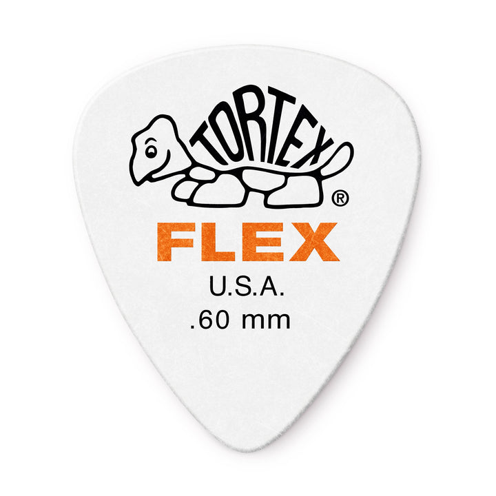 Médiators Jim Dunlop 0,60mm Tortex Flex 0,60mm sachet de 72 0,60mm Sachet de 72 Orange, 0,60mm Sache