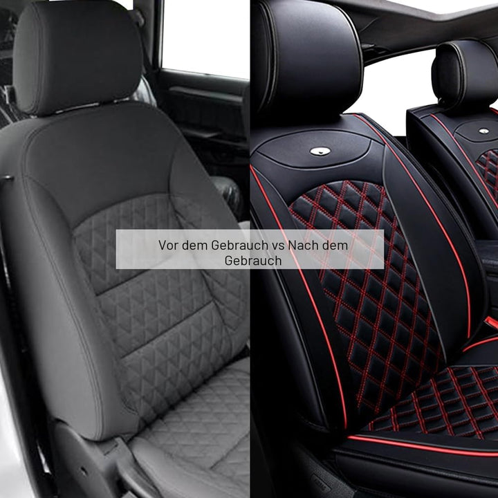 WANGIRL Sitzbezüge Auto Vordersitze 2 Stück, Autositzbezüge Leder Universal Set, Kompatibel mit Den