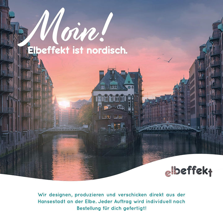 Elbeffekt Trikotlampe für Berlin Fans aus Holz - personalisierbares Geschenk - schenke Dein individu