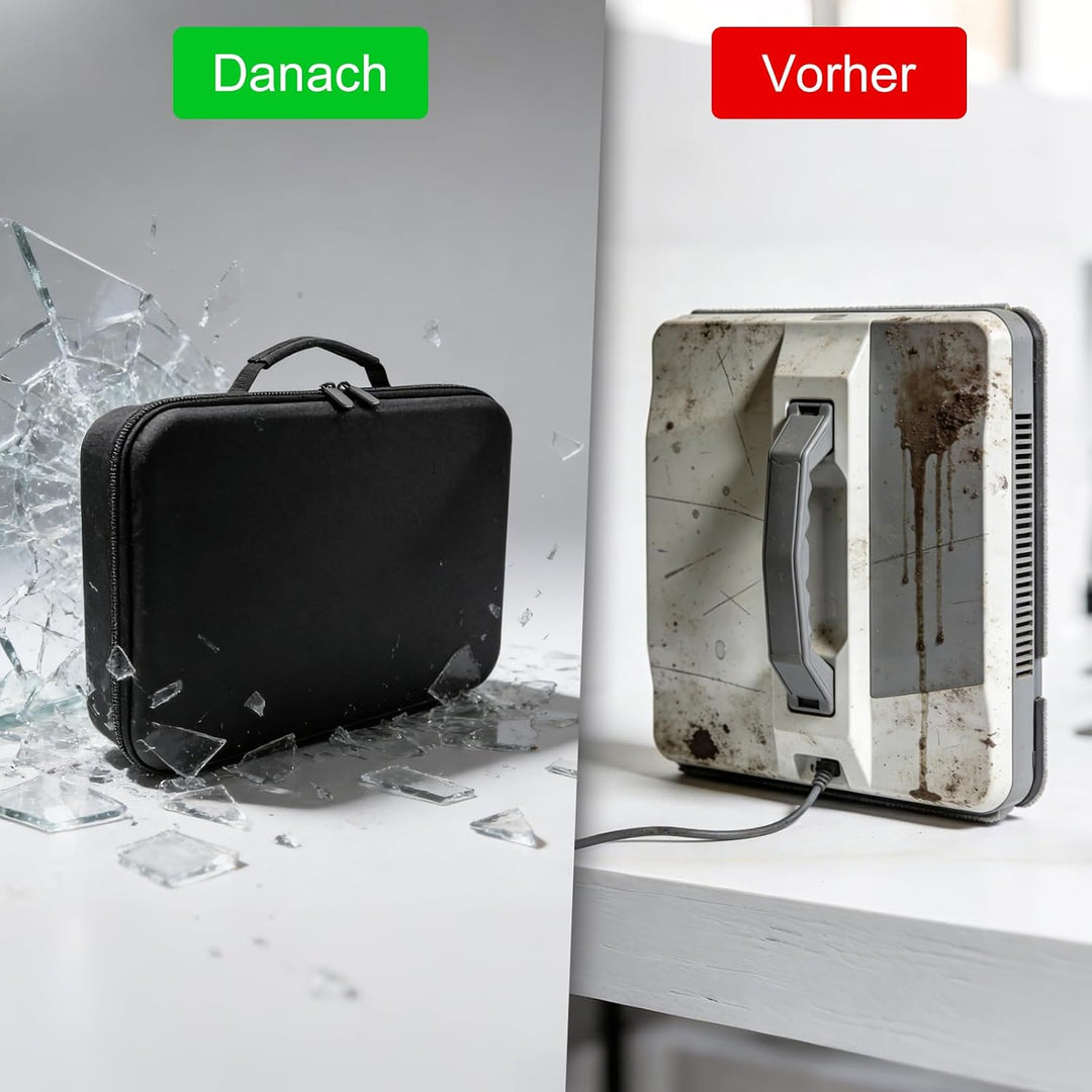 MaciRept Hartschalen-Organizer-Tasche für EVA Mini-Fensterreinigungsroboter, schützende Tragetasche