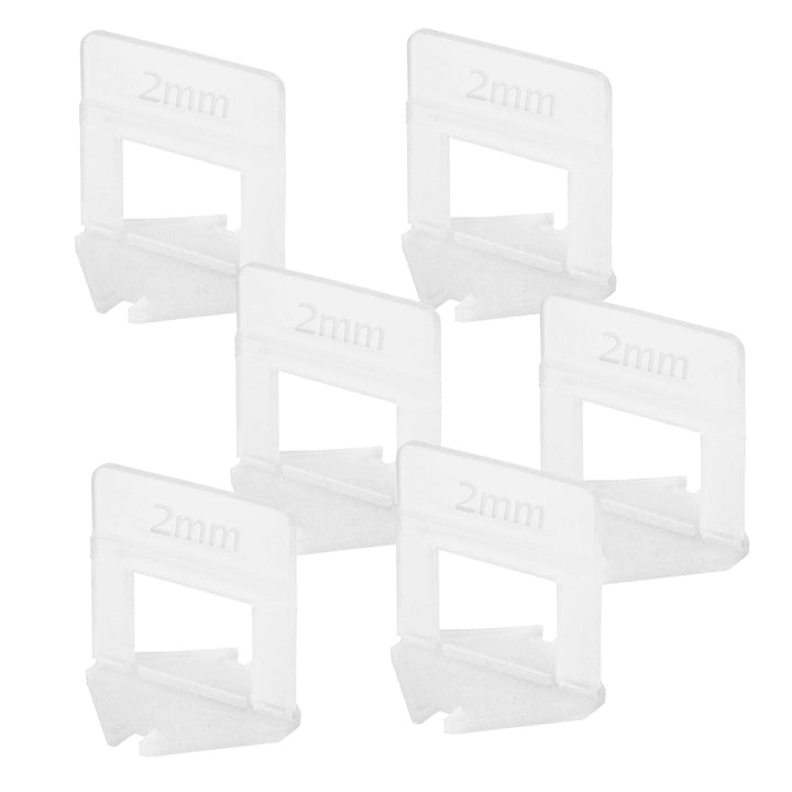 Lantelme Fliesen Nivelliersystem 1000 Stück Zuglaschen 2mm Fugenbreite Fliesen Höhe 3-15mm Fliesenve